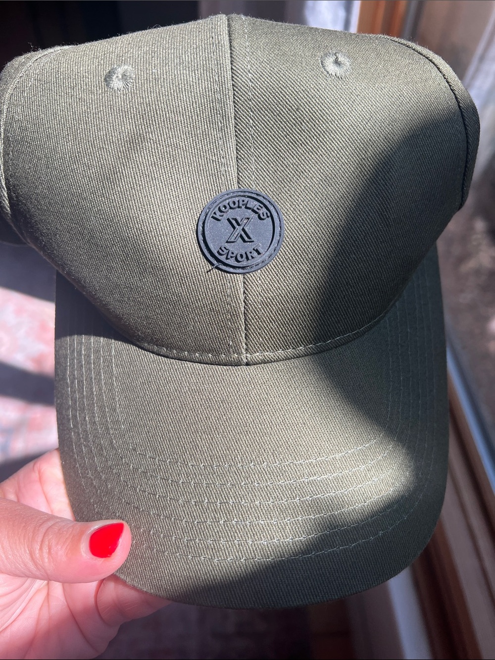 Kooples olive  Green Baseball Cap